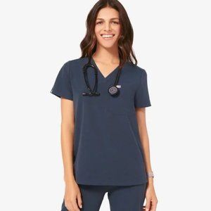 women's Dark Harbor Catarina™ - One-Pocket Scrub Top - XS / Dark Harbor